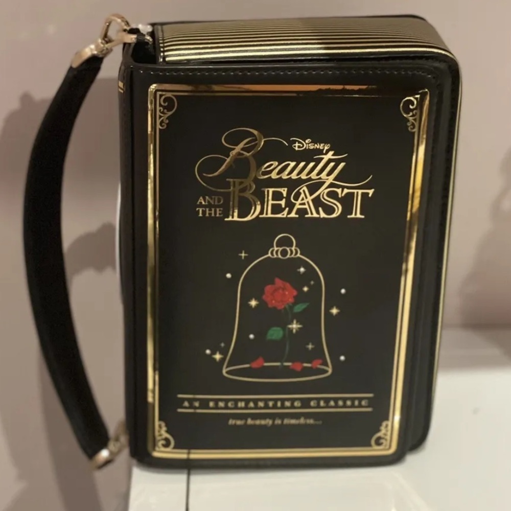 NWT Kate Spade X Disney Beauty and the Beast 3d Book Crossbody￼black - Picture 6 of 14